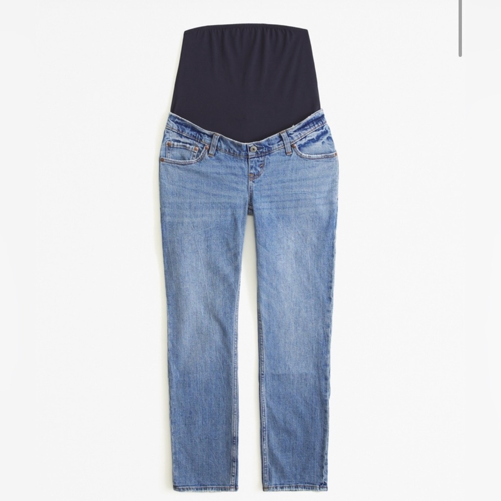 A&F maternity straight jeans